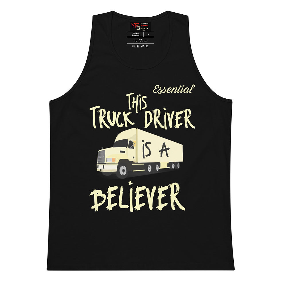 Thumbnail: YF3 Essential Truck Driver Men’s premium tank top