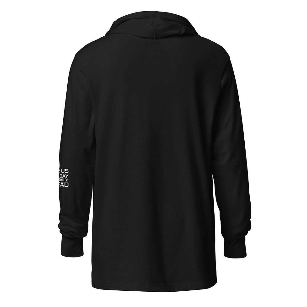 Thumbnail: YF3 The Classy Hebrew Pray Like Yahusha Hooded long-sleeve tee