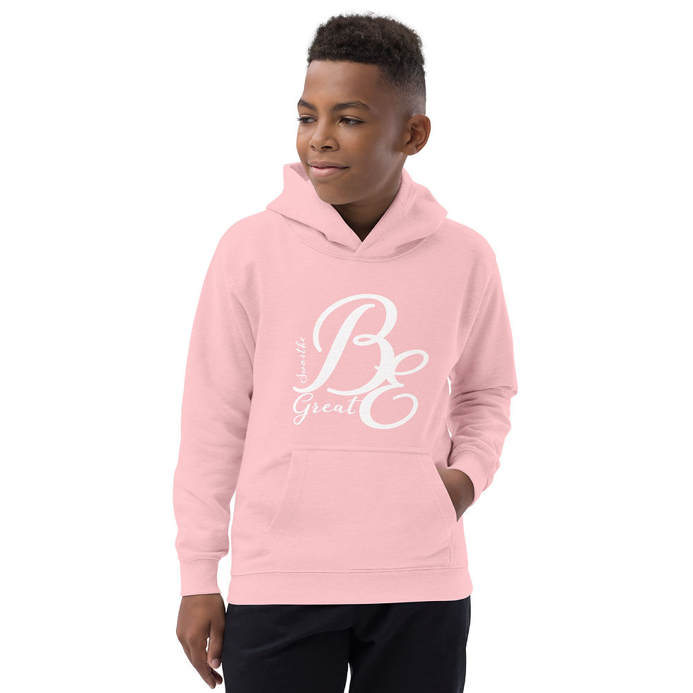 Thumbnail: Sworthe By Joseph Dowdy Be Great Kids Unisex Hoodie