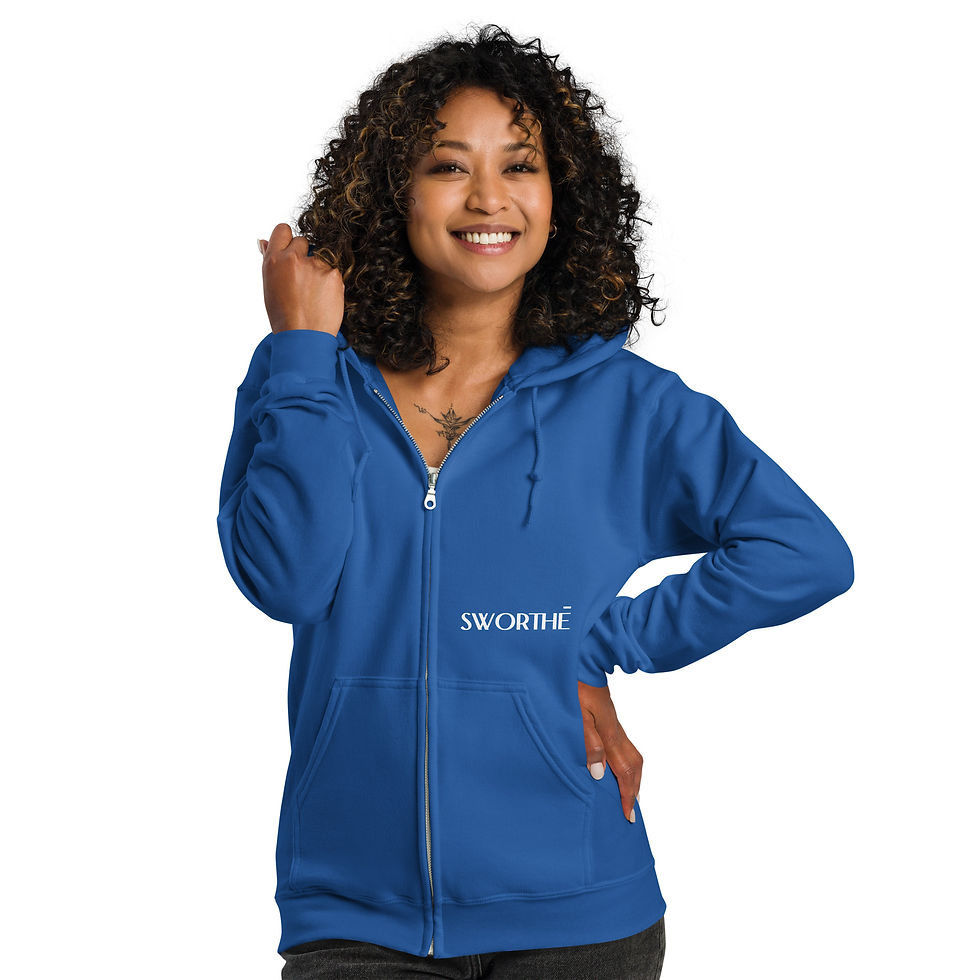 Thumbnail: Sworthe By Joseph Dowdy Unisex heavy blend zip hoodie