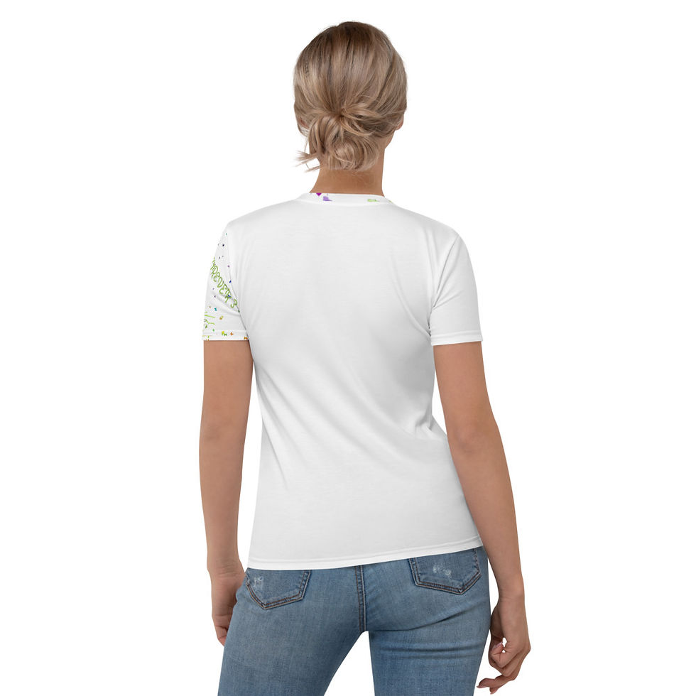 Thumbnail: YHWH FOREVER Paint Splatter Women's T-shirt