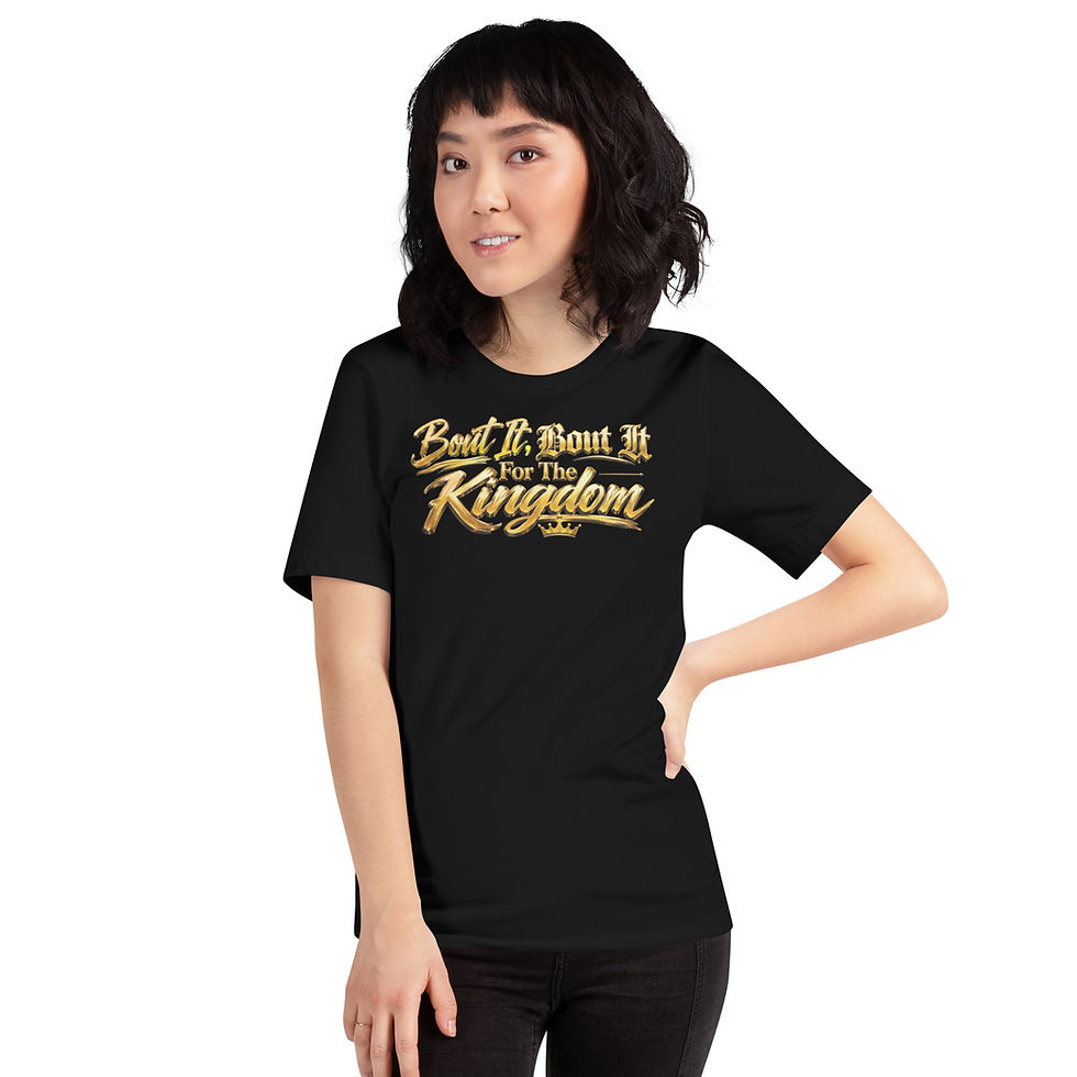 Thumbnail: YHWH FOREVER3 TKC Bout It Bout It Unisex t-shirt