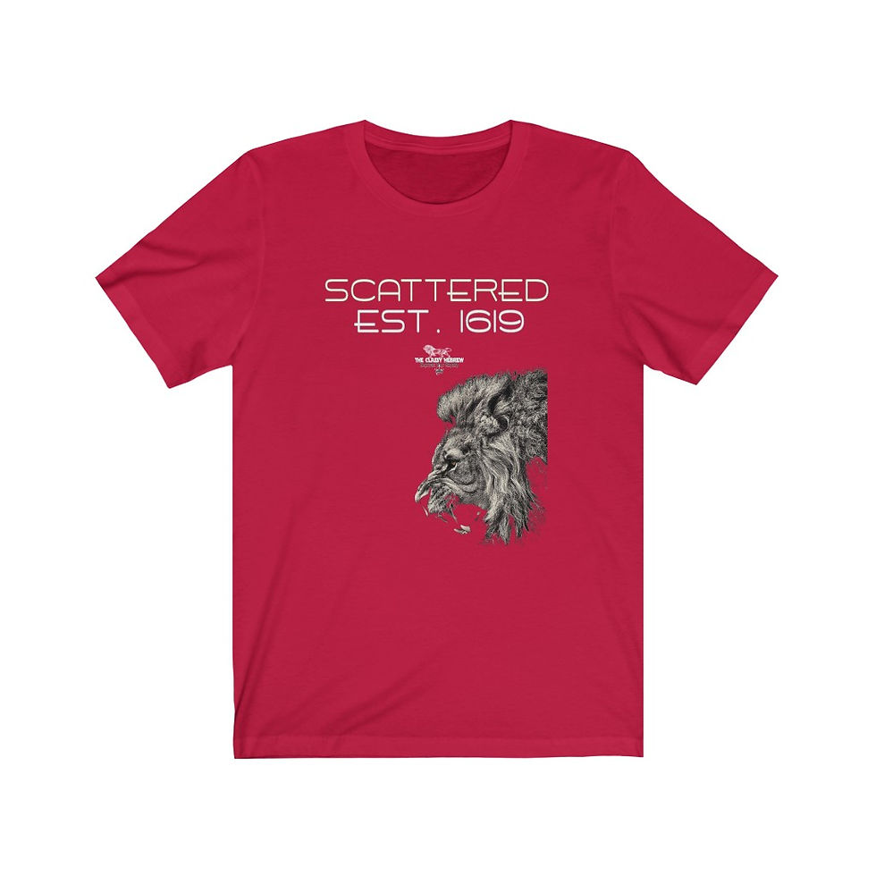 Thumbnail: The Classy Hebrew SCATTERED Unisex Jersey Short Sleeve Tee