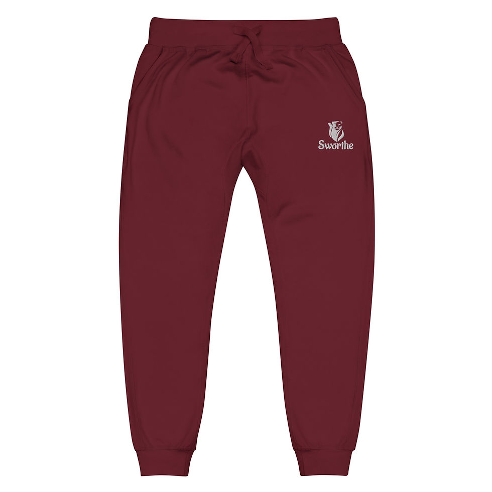 Thumbnail: Sworthe By Joseph Dowdy Embroidered Unisex fleece sweatpants