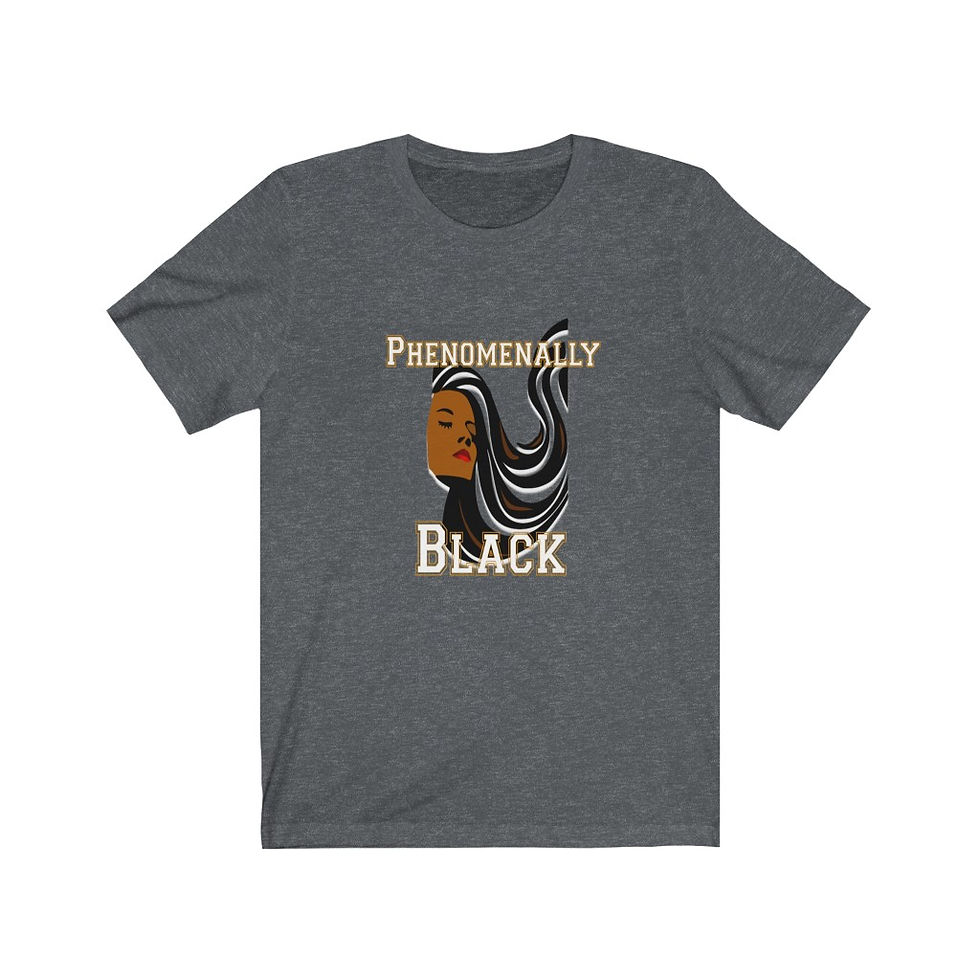 Thumbnail: The Classy Hebrew Phenomenally Black Unisex Jersey Short Sleeve Tee