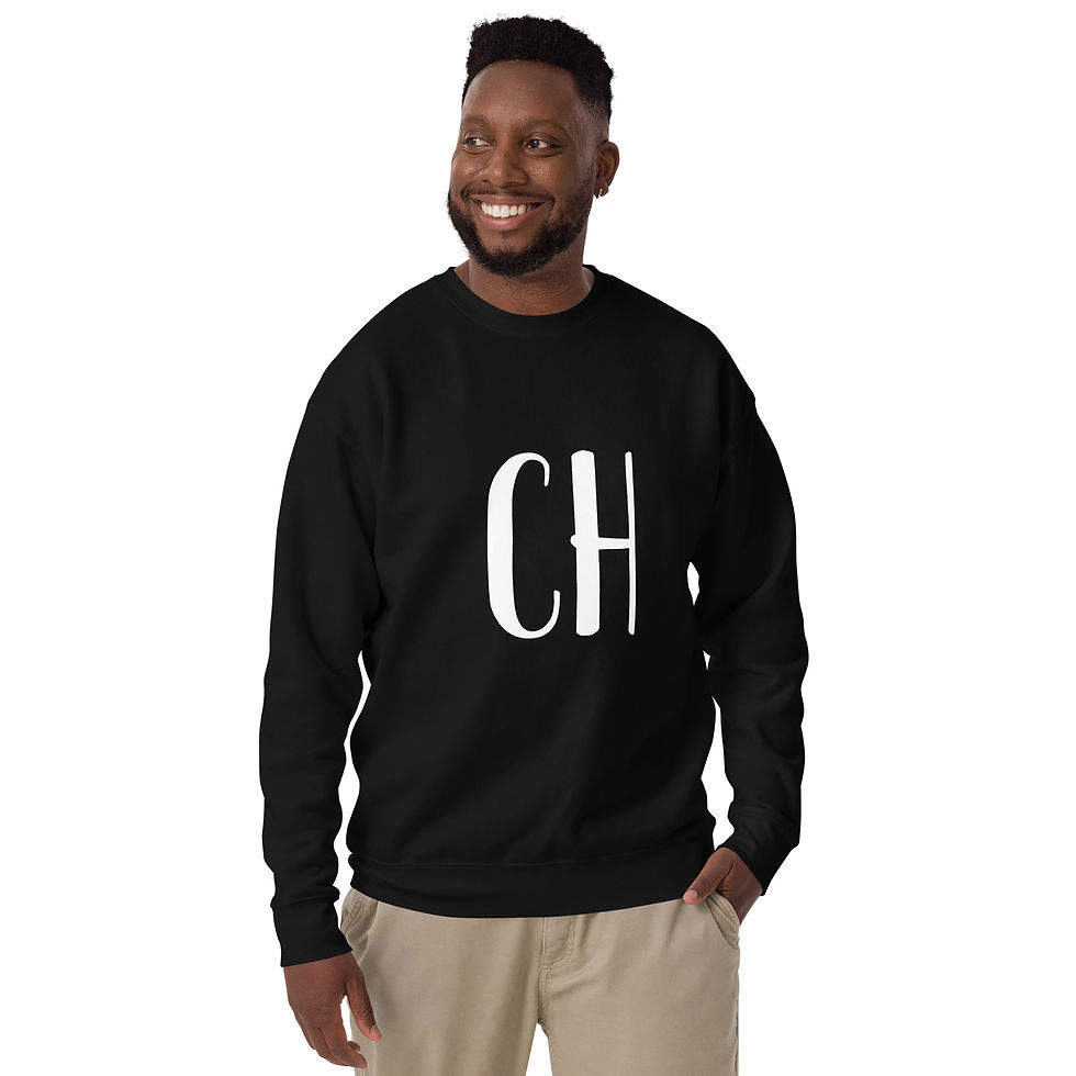 Thumbnail: YF3 The Classy Hebrew CH Unisex Premium Sweatshirt