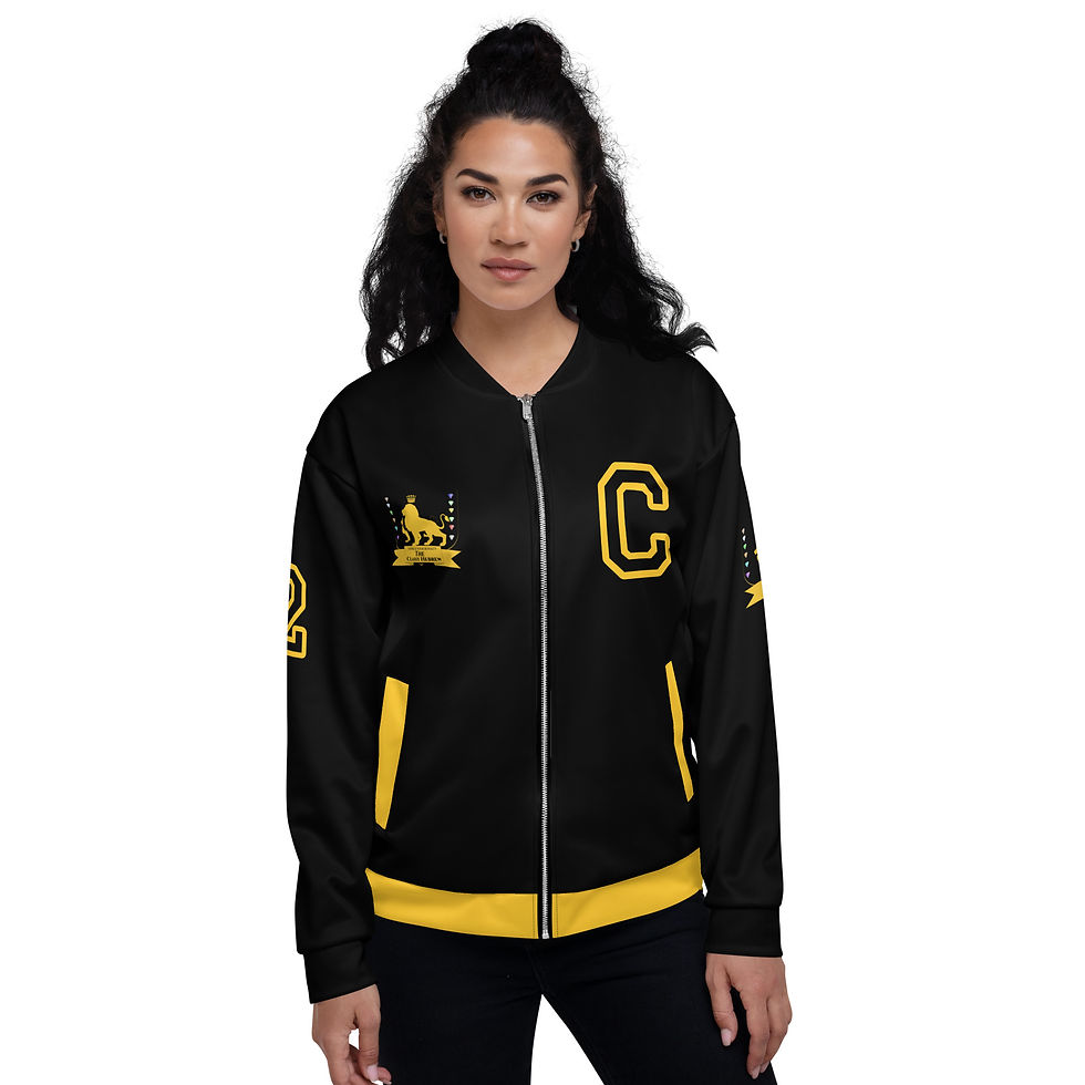 Thumbnail: YF3 Pro The Classy Hebrew B'NEI YSRAYL  Unisex Bomber Jacket