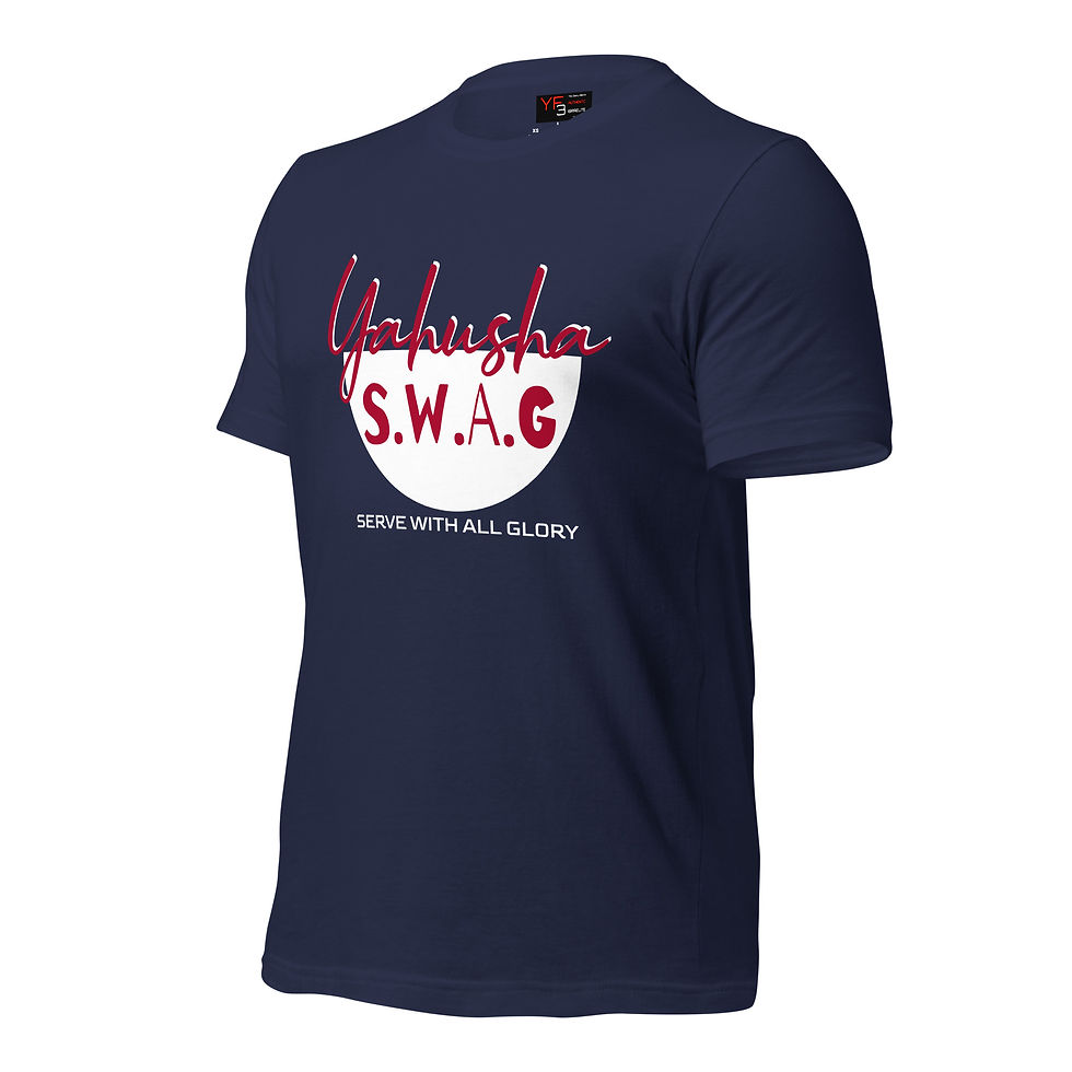 Thumbnail: YF3 The Classy Hebrew Yahusha SWAG Unisex t-shirt