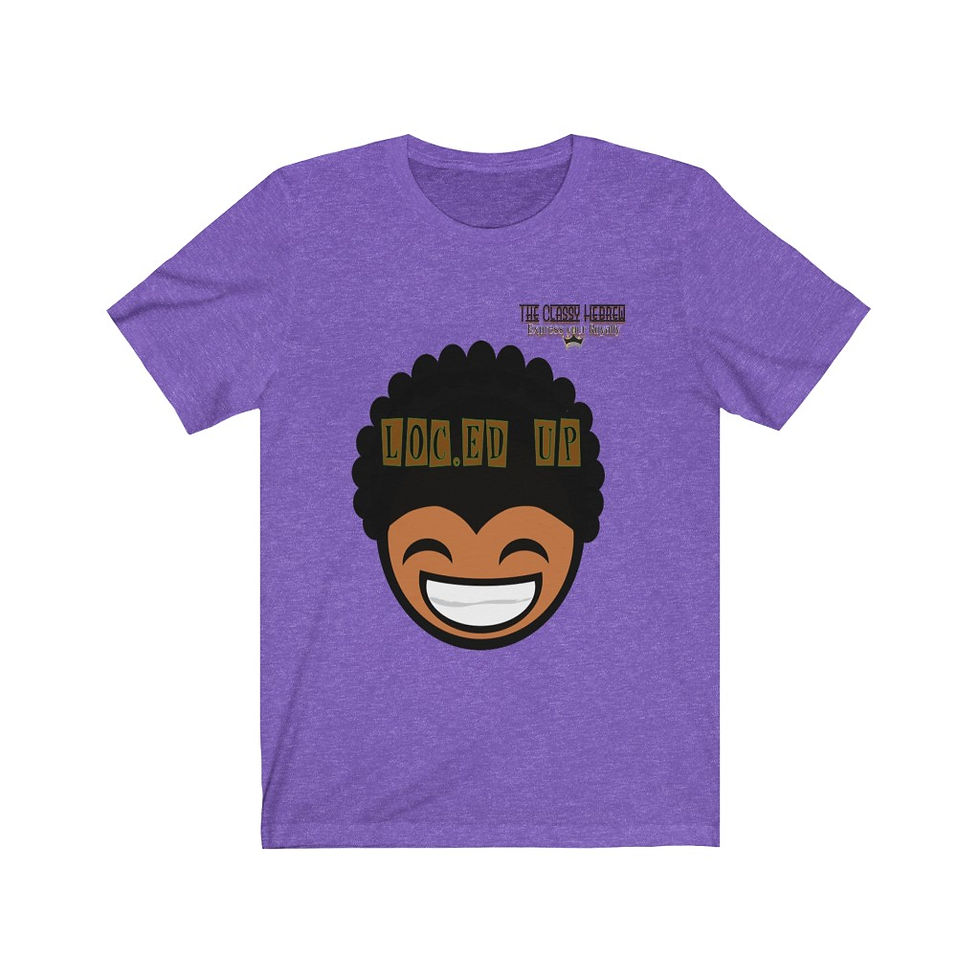Thumbnail: The Classy Hebrew Loc.ED Up Locs Shirt Unisex Jersey Short Sleeve Tee