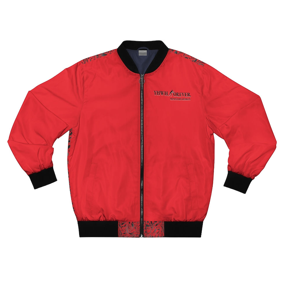 Thumbnail: YHWH FOREVER Men's AOP Bomber Jacket