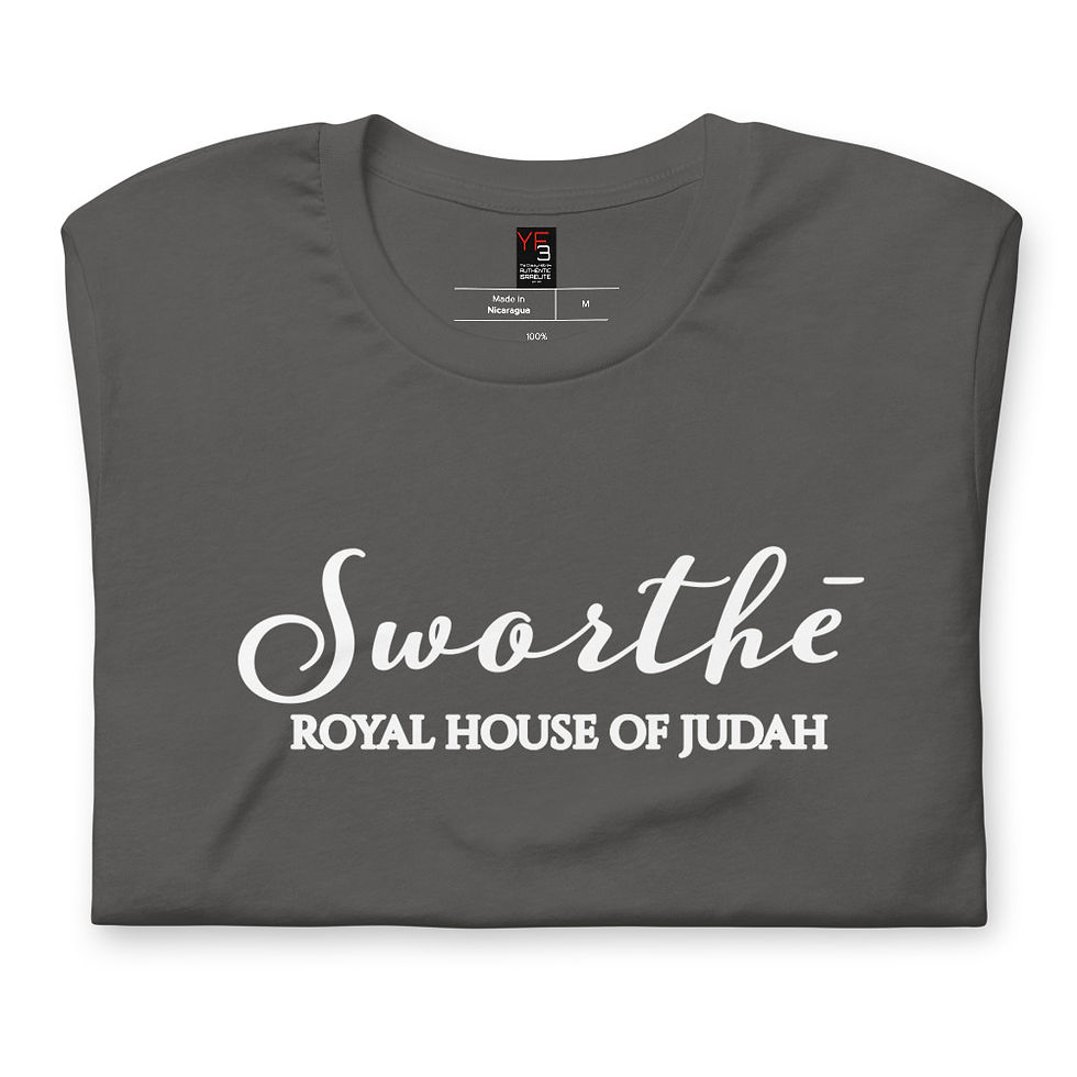 Thumbnail: YF3 Sworthe Royal House Of Judah Short-sleeve unisex t-shirt
