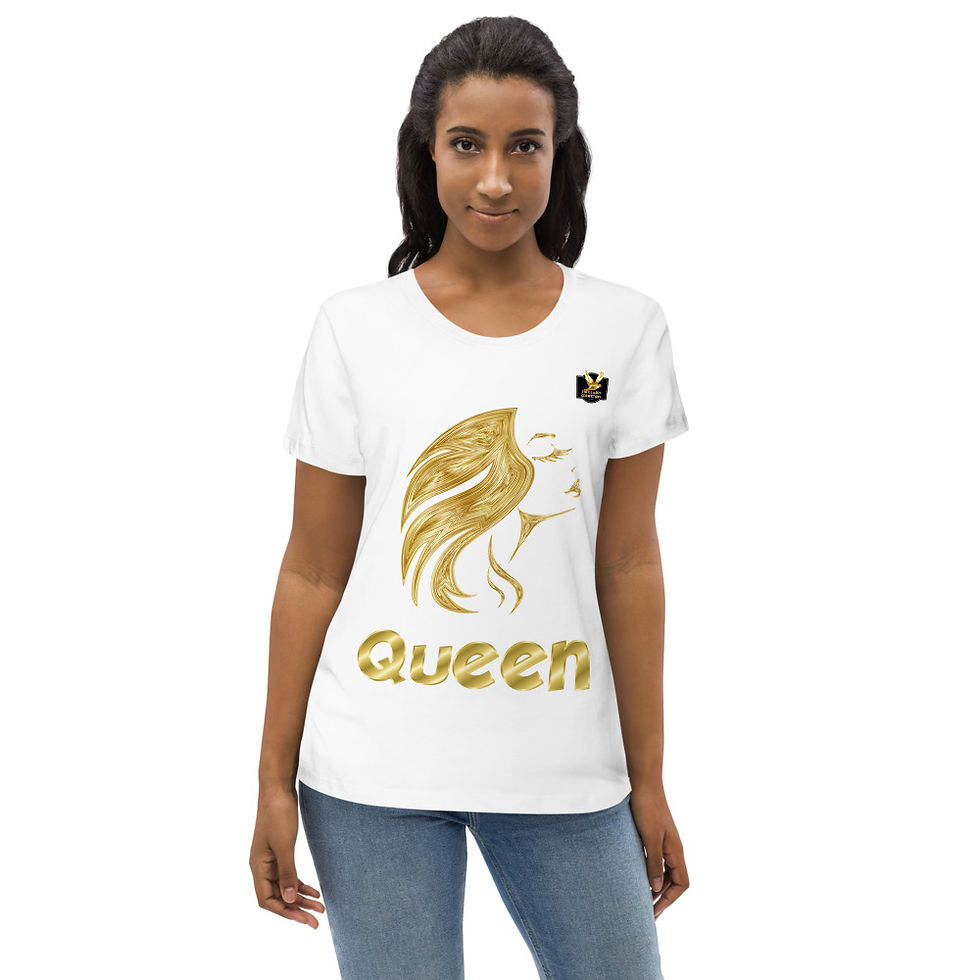 Thumbnail: YHWH FOREVER The Classy Collection QUEEN Women's fitted eco tee