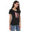 Thumbnail: YF3 The Classy Hebrew The East Face Pink Women’s recycled v-neck t-shirt