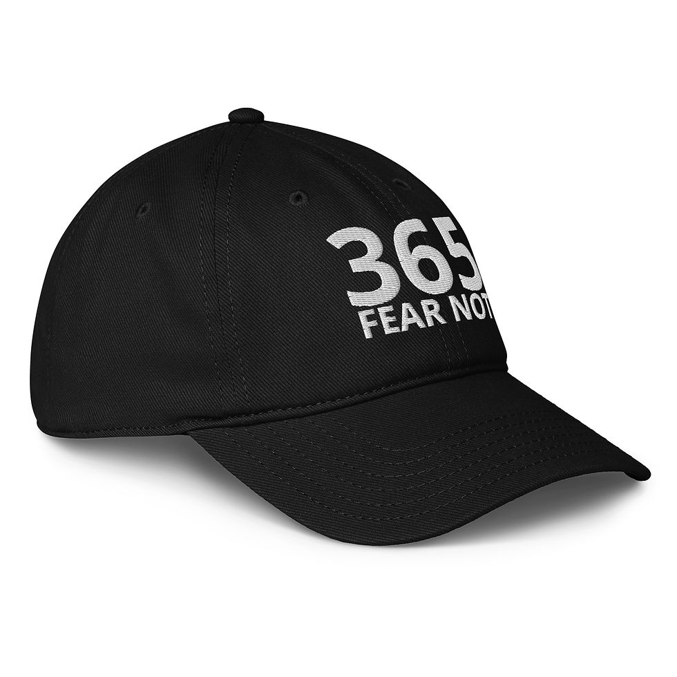 Thumbnail: YHWH FOREVER 3 365 Fear Not Low-profile baseball cap