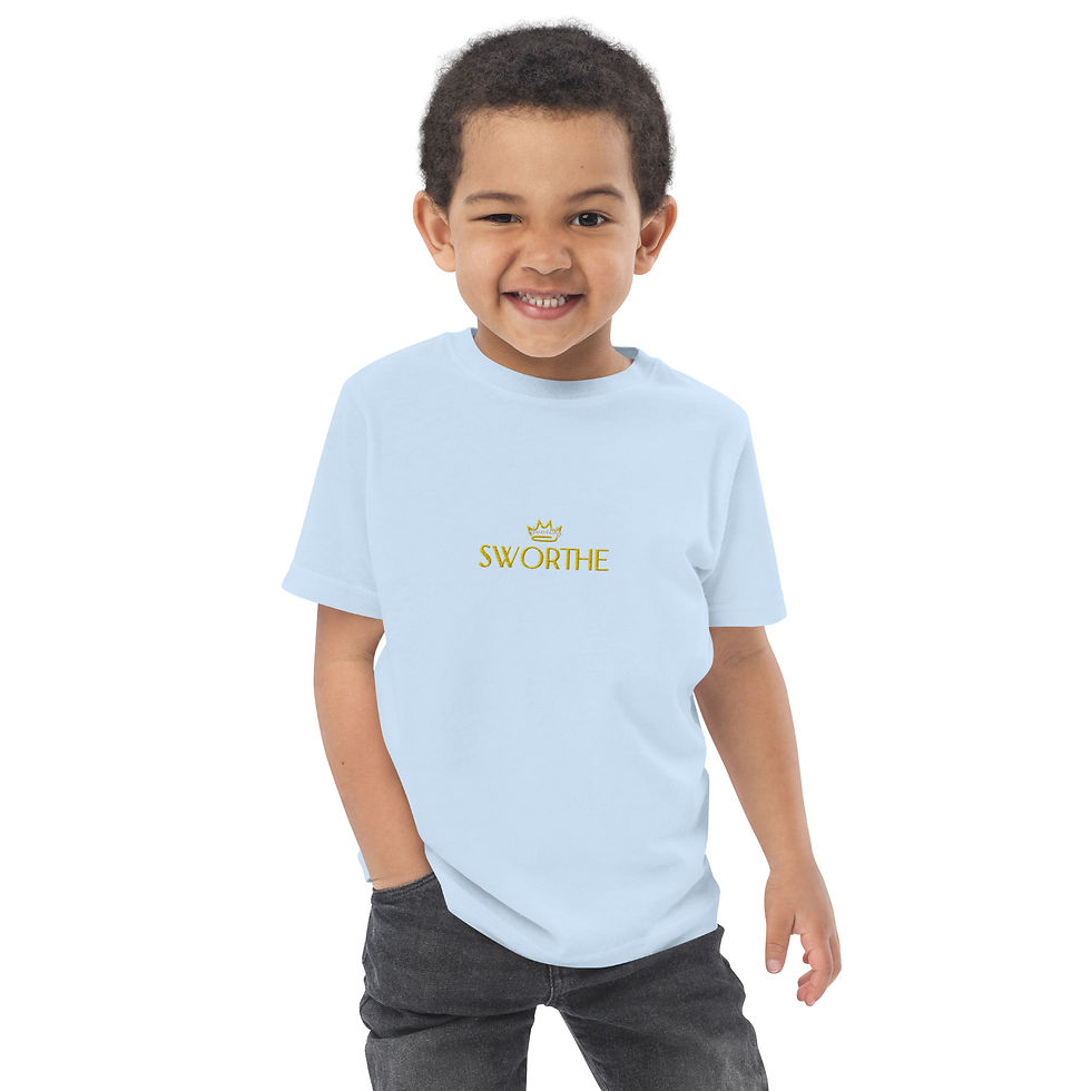 Thumbnail: Sworthe By Joseph Dowdy Embroidered Toddler jersey t-shirt