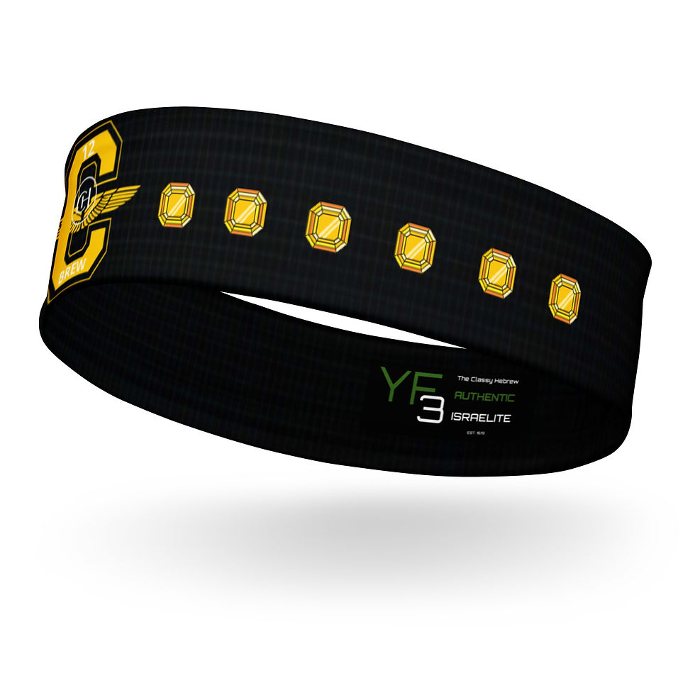 Thumbnail: YF3 The Classy Hebrew Classy Brew 12 Tribes Headband