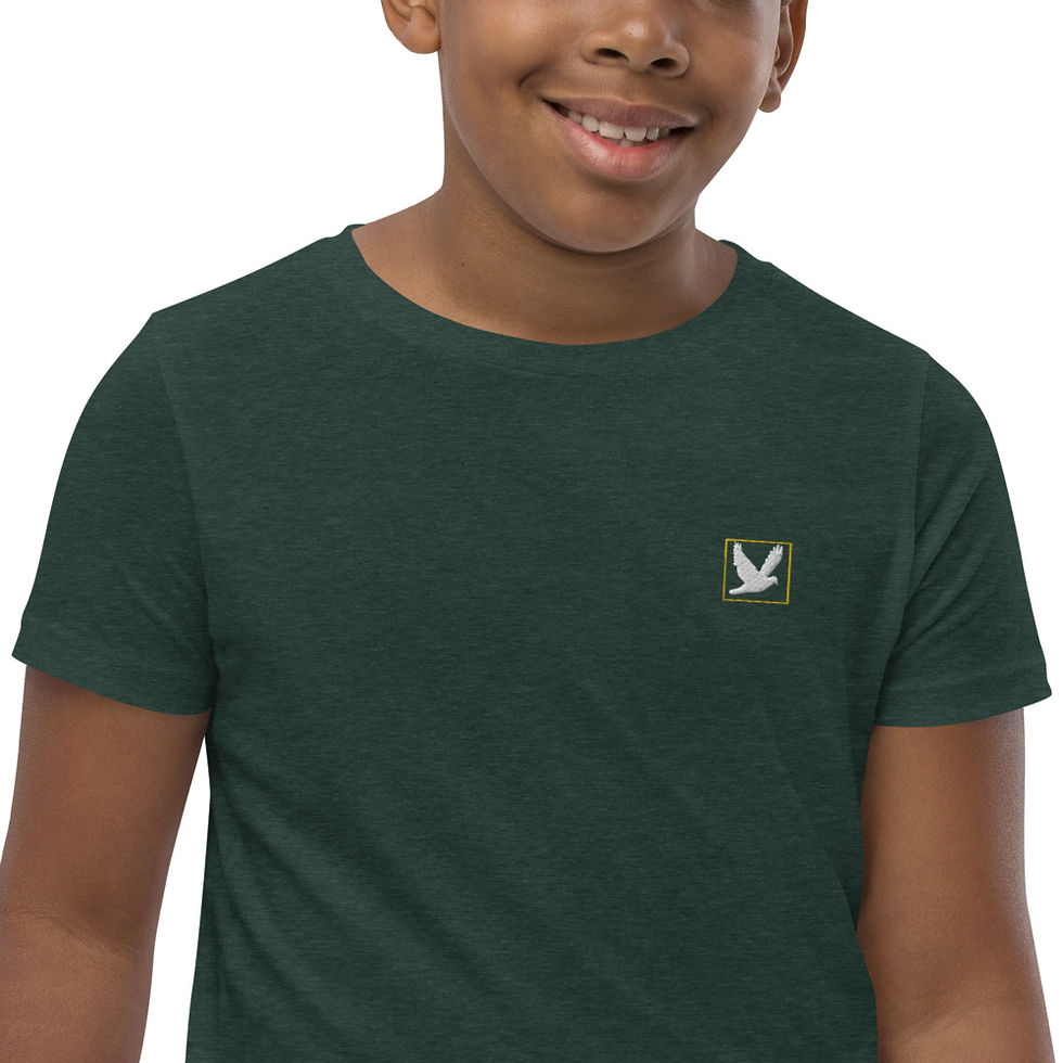 Thumbnail: YHWH FOREVER Boxed Logo Youth Short Sleeve T-Shirt