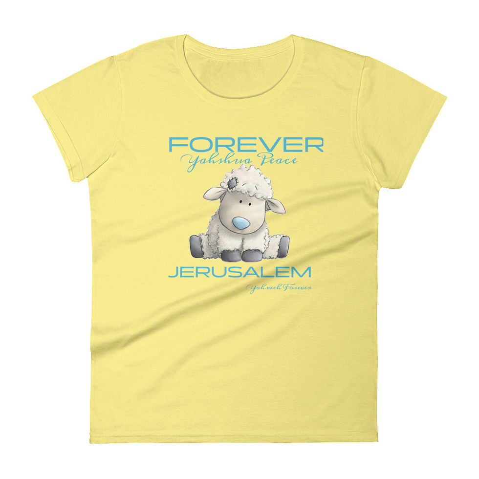 Thumbnail: YHWH FOREVER 3 Jerusalem Women's short sleeve t-shirt