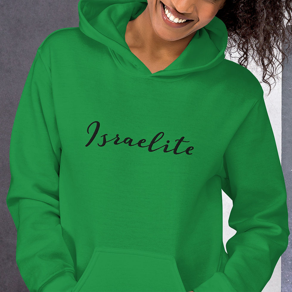 Thumbnail: YF3 Israelite Embroidered Unisex Hoodie