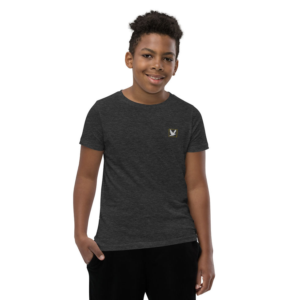 Thumbnail: YHWH FOREVER Boxed Logo Youth Short Sleeve T-Shirt