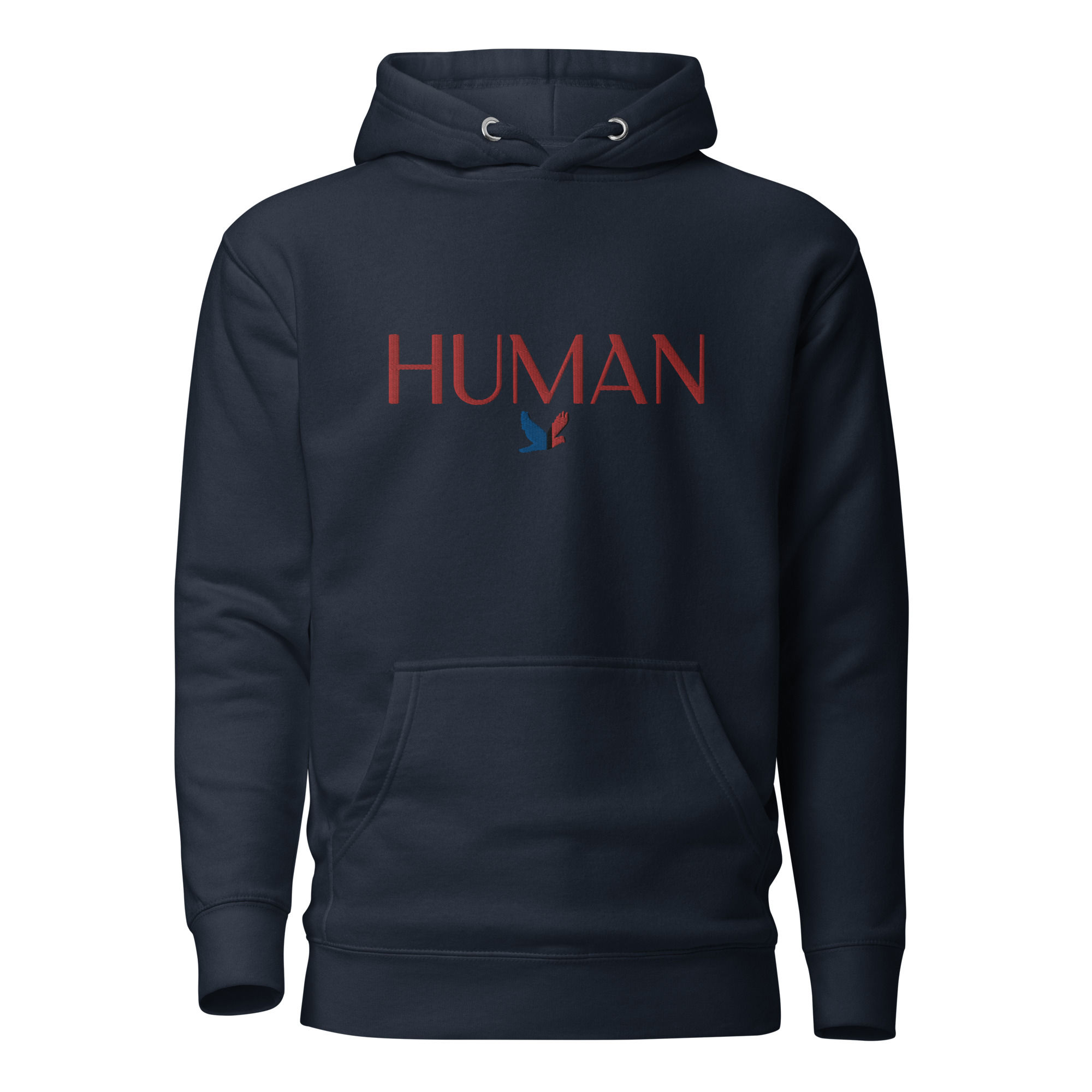 YF3 HUMAN Embroidered Unisex Hoodie