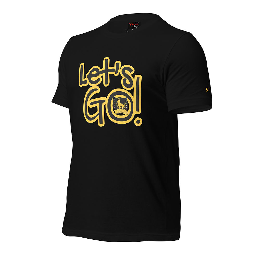 Thumbnail: YF3 The Classy Hebrew Let's Go Unisex t-shirt