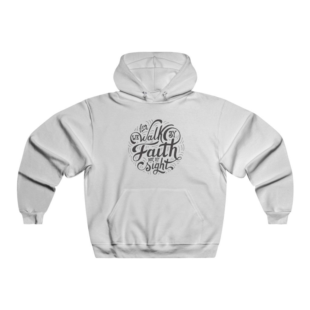 YHWH FOREVER 2 Corinthians 5:7 Men's NUBLEND® Hooded Sweatshirt