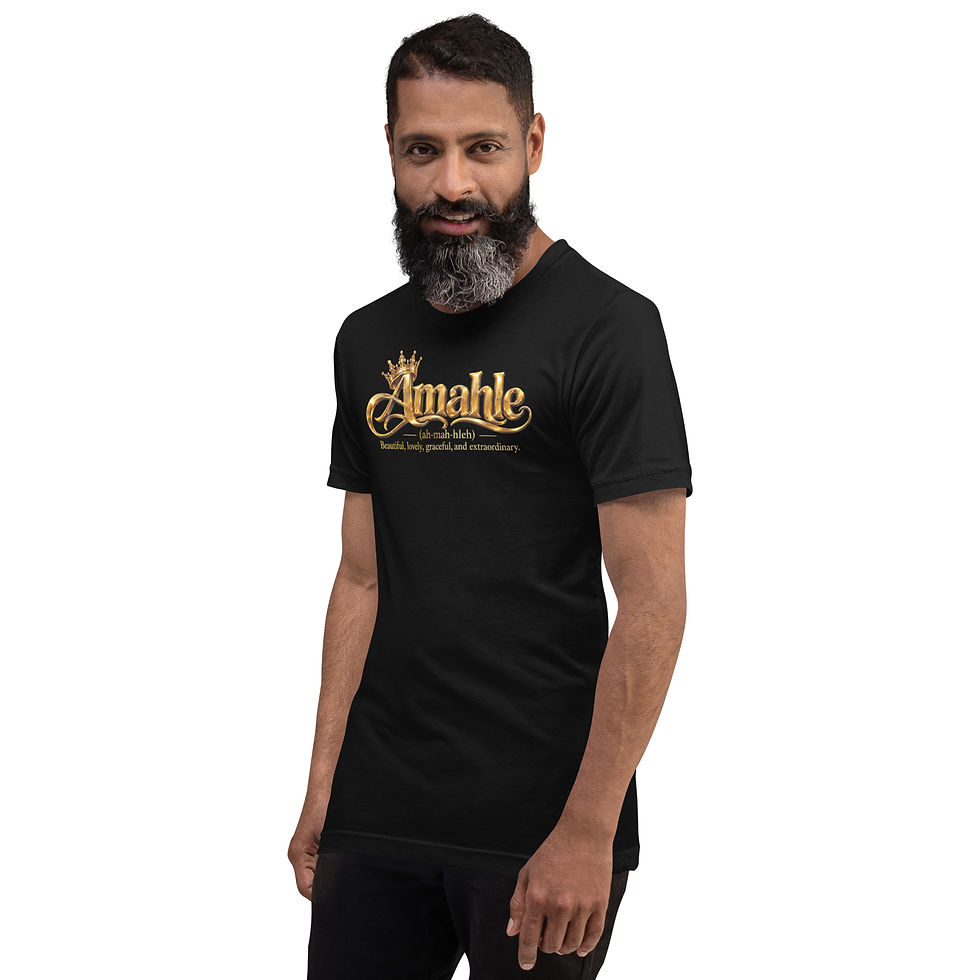 Thumbnail: The Kings Collection Amahle Zulu for Beautiful Unisex t-shirt