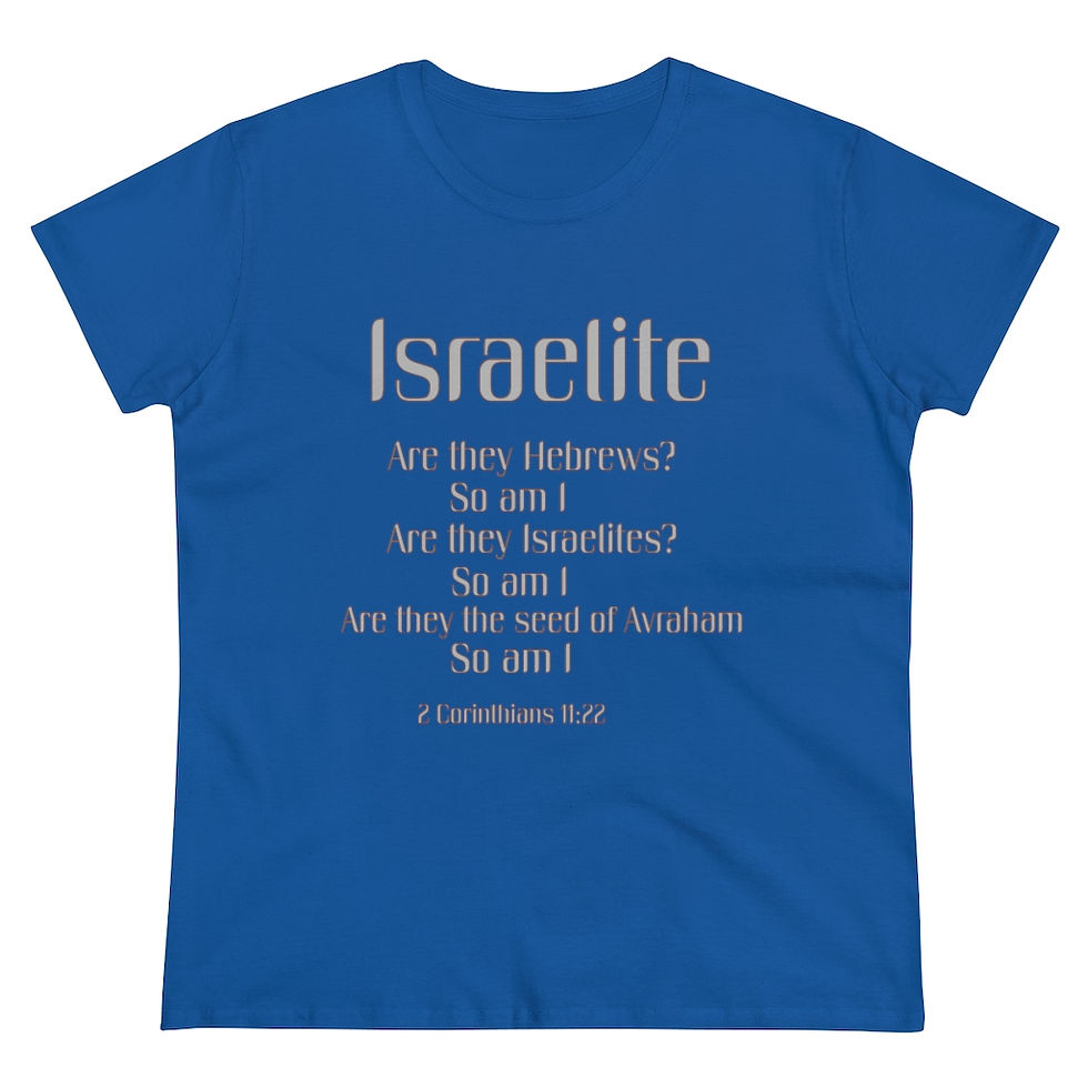 Thumbnail: The Classy Hebrew Lady 2 Corinthians 11:22 Women's Heavy Cotton Tee