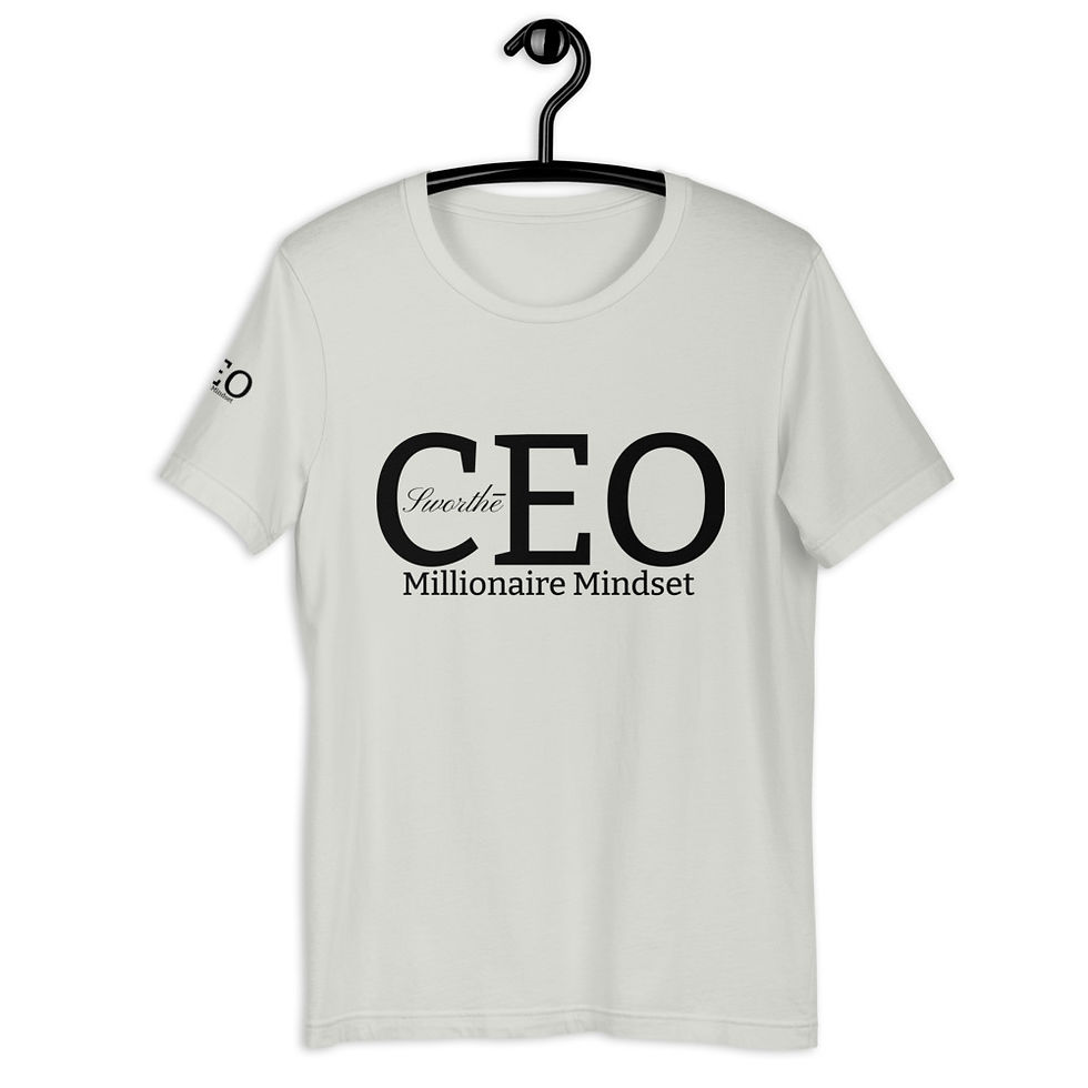 Thumbnail: Sworthe CEO Millionaire Mindset Short-Sleeve Unisex T-Shirt