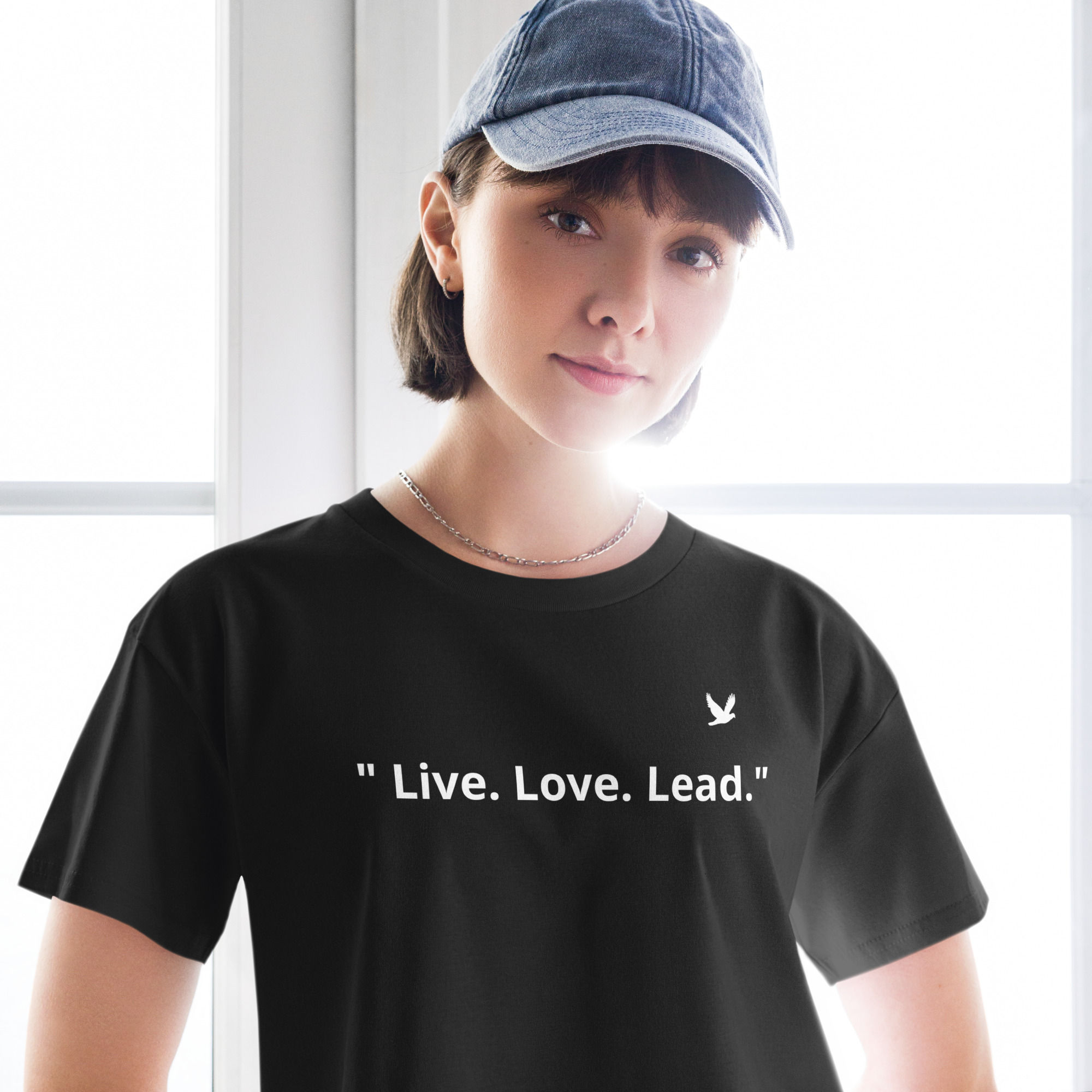 YHWH FOREVER3 Live Love Lead Women’s crop top