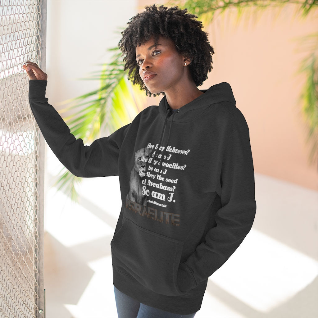 The Classy Hebrew Lady 2 Corinthians 11:22 Premium Pullover Hoodie