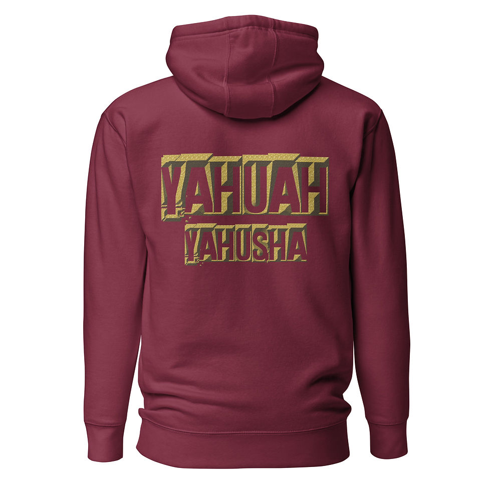 Thumbnail: YHWH FOREVER3 ROYALTY WEAR YAHUAH YAHUSHA Unisex Hoodie