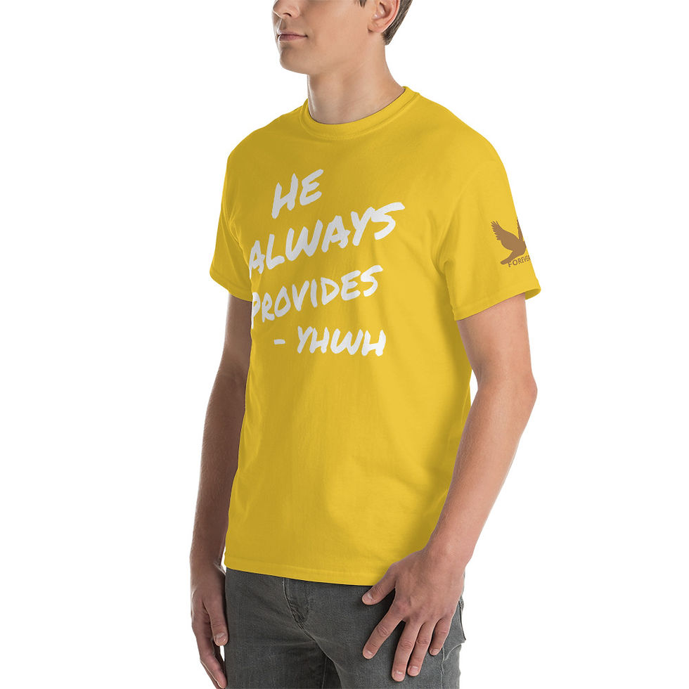 Thumbnail: YHWH FOREVER He Always Provides Short Sleeve T-Shirt