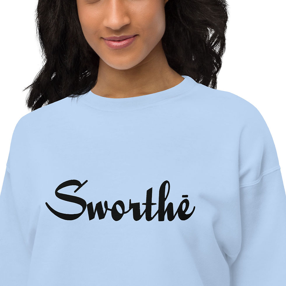 Thumbnail: Sworthe By Joseph Dowdy Embroidered Unisex fleece sweatshirt