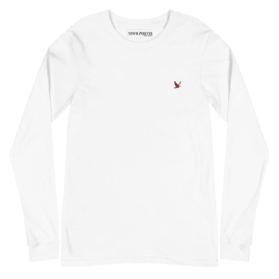 Thumbnail: YHWH FOREVER3 Embroidered Unisex Long Sleeve Tee