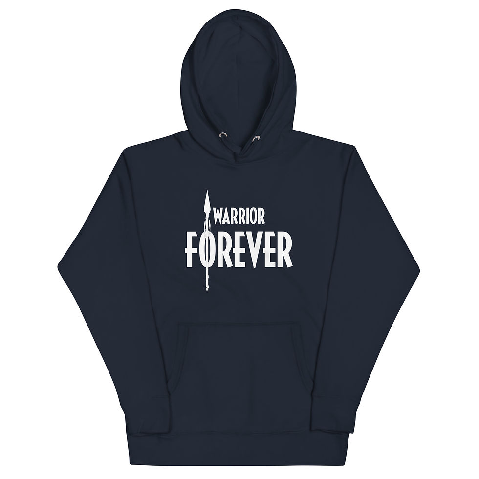Thumbnail: Sworthe By Joseph Dowdy Warrior Forever Unisex Hoodie