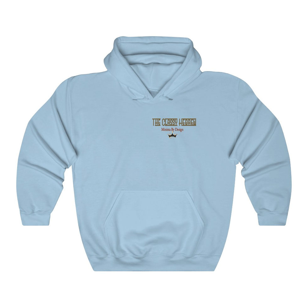 Thumbnail: YHWH FOREVER The Classy Hebrew Unisex Heavy Blend™ Hooded Sweatshirt