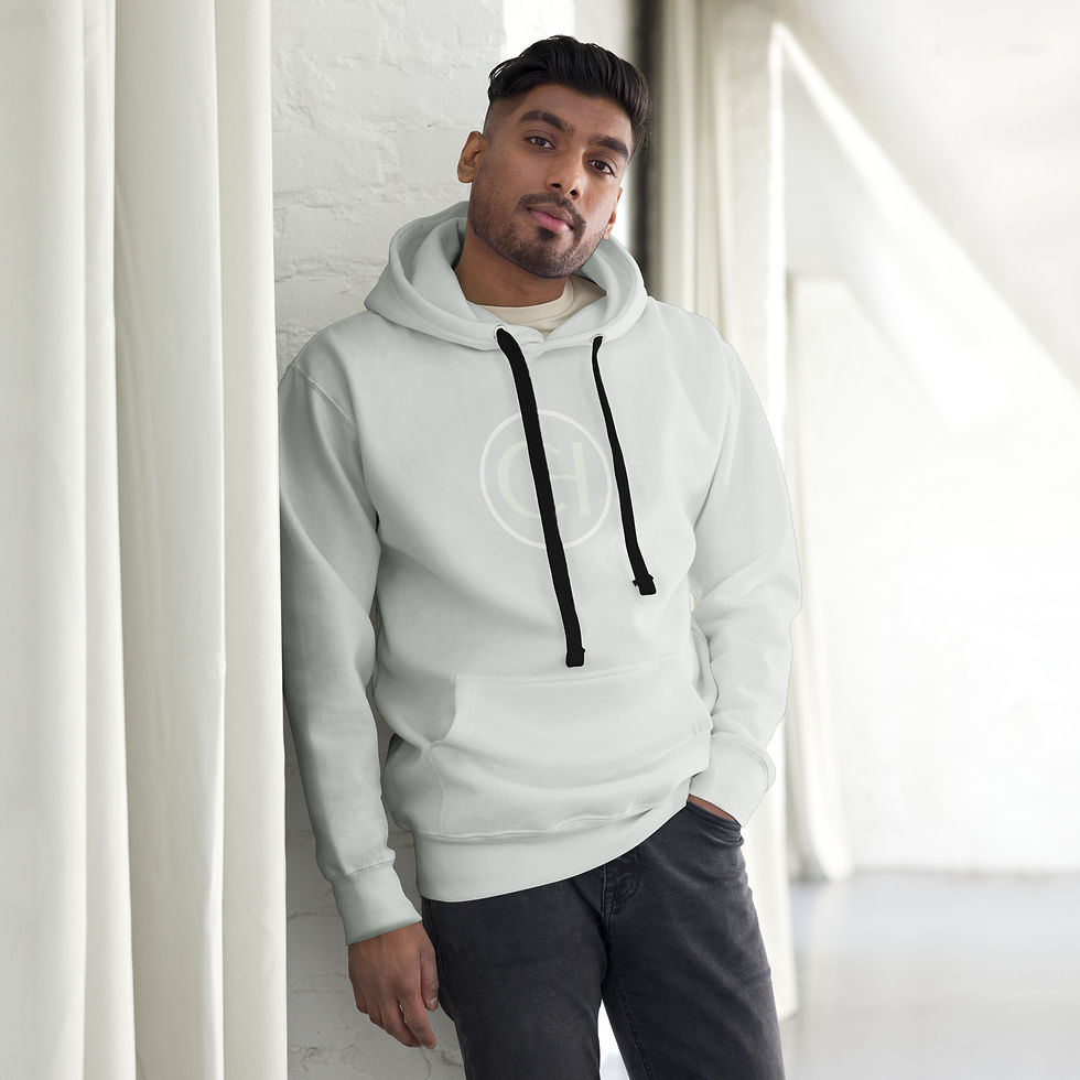 Thumbnail: YF3 The Classy Hebrew cH Embroidered Unisex Hoodie