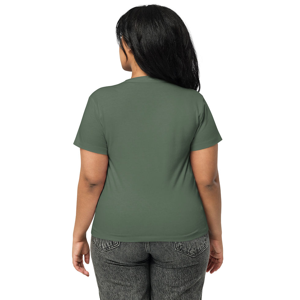 Thumbnail: Sworthe By Joseph Dowdy RICH-ISH Women’s high-waisted t-shirt