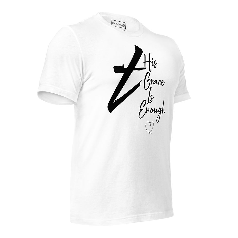 Thumbnail: YHWH FOREVER 3 His Grace Is Enough Unisex t-shirt