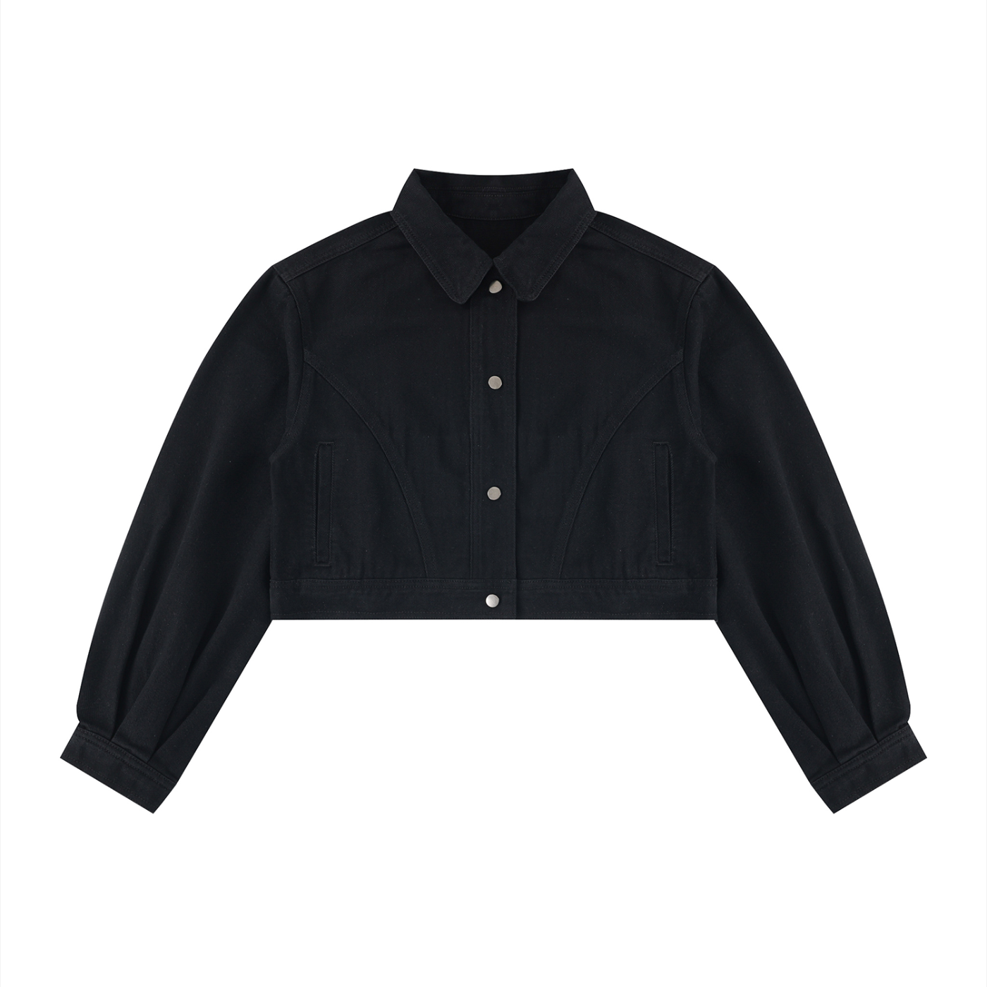 YHWH FOREVER 3 Women’s Crop Denim Jacket