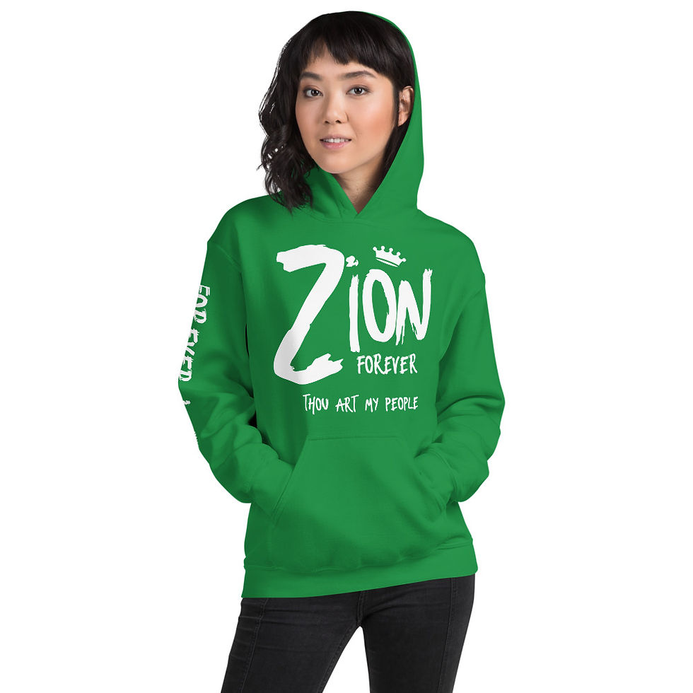 Thumbnail: YF3 Zion Forever Thou Art My People Unisex Hoodie