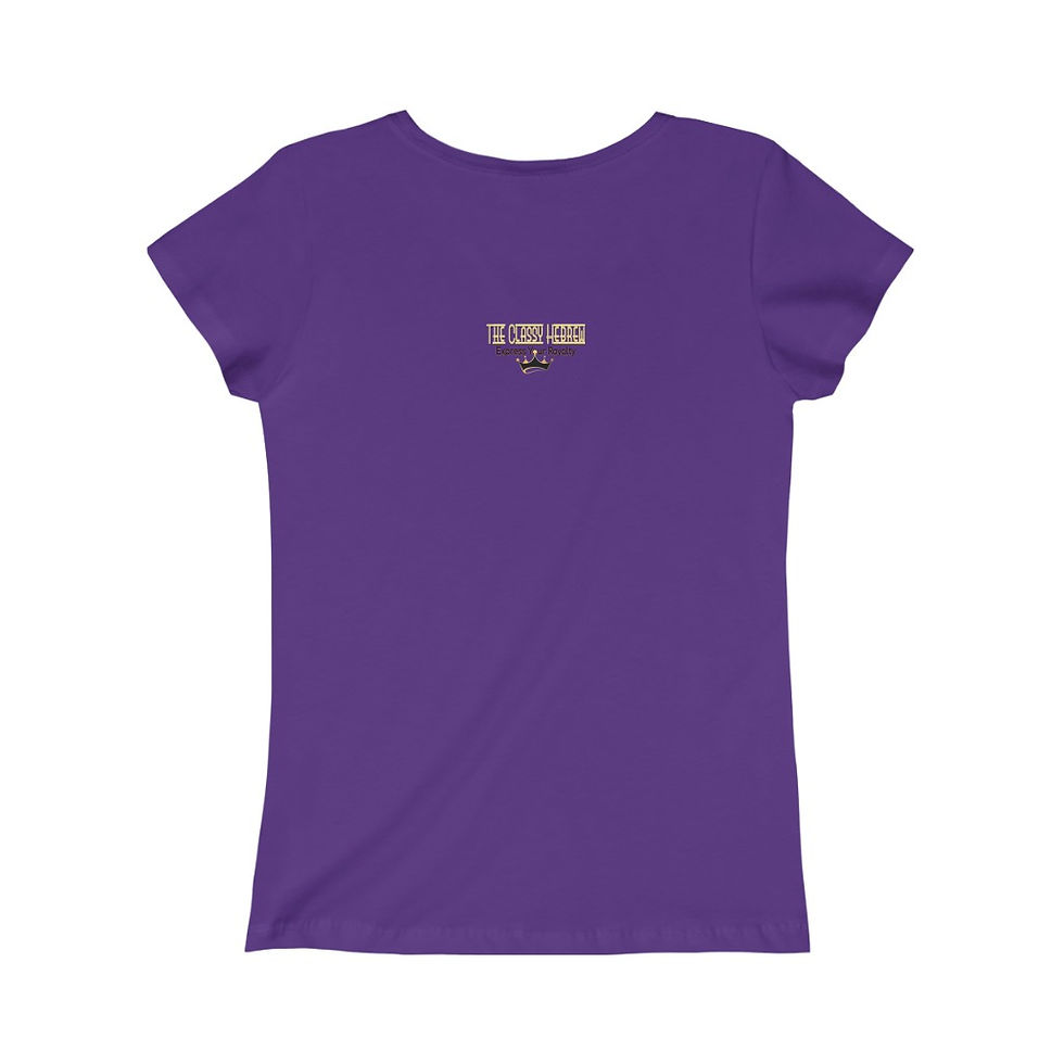 Thumbnail: The Classy Hebrew MELANIN Young Girls Princess Tee