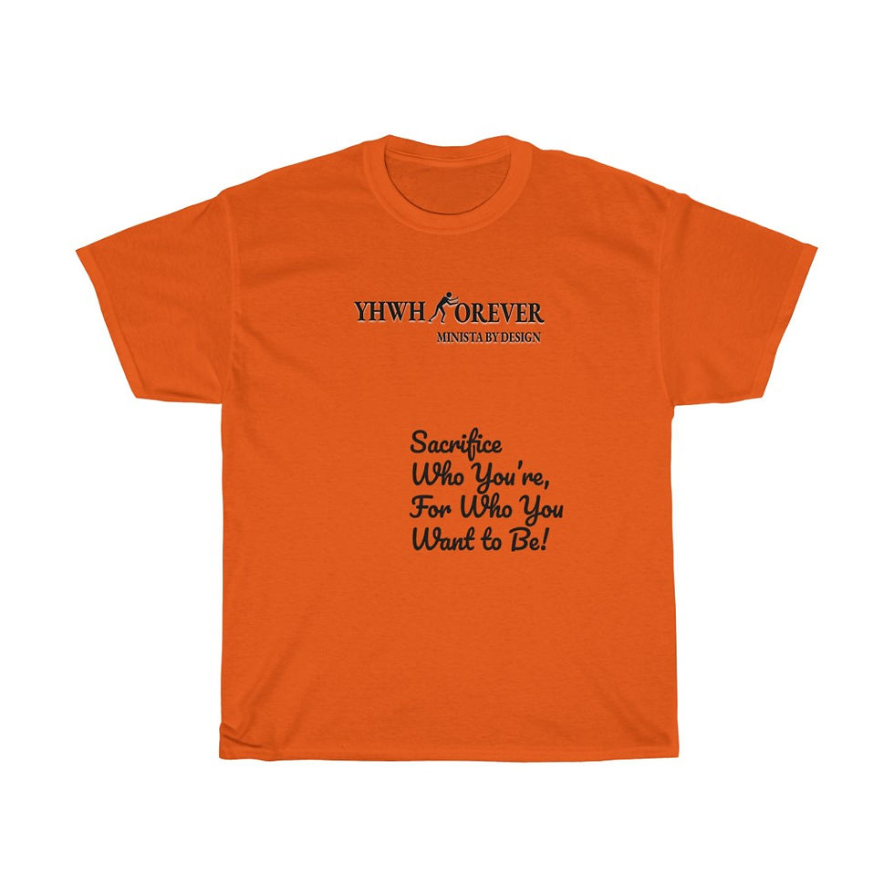 Thumbnail: YHWH FOREVER Sacrifice Unisex Heavy Cotton Tee