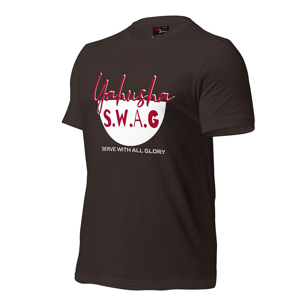 Thumbnail: YF3 The Classy Hebrew Yahusha SWAG Unisex t-shirt