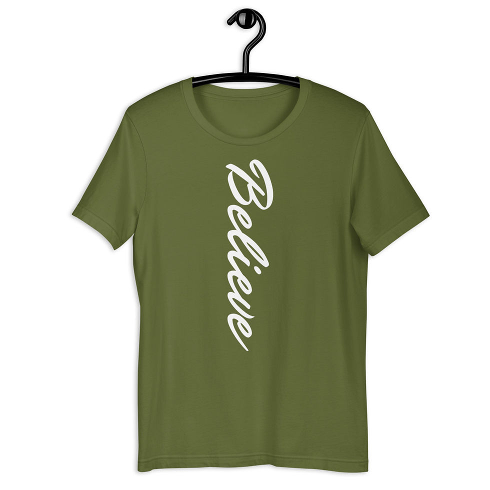 Thumbnail: YHWH FOREVER Believe Short-Sleeve Unisex T-Shirt