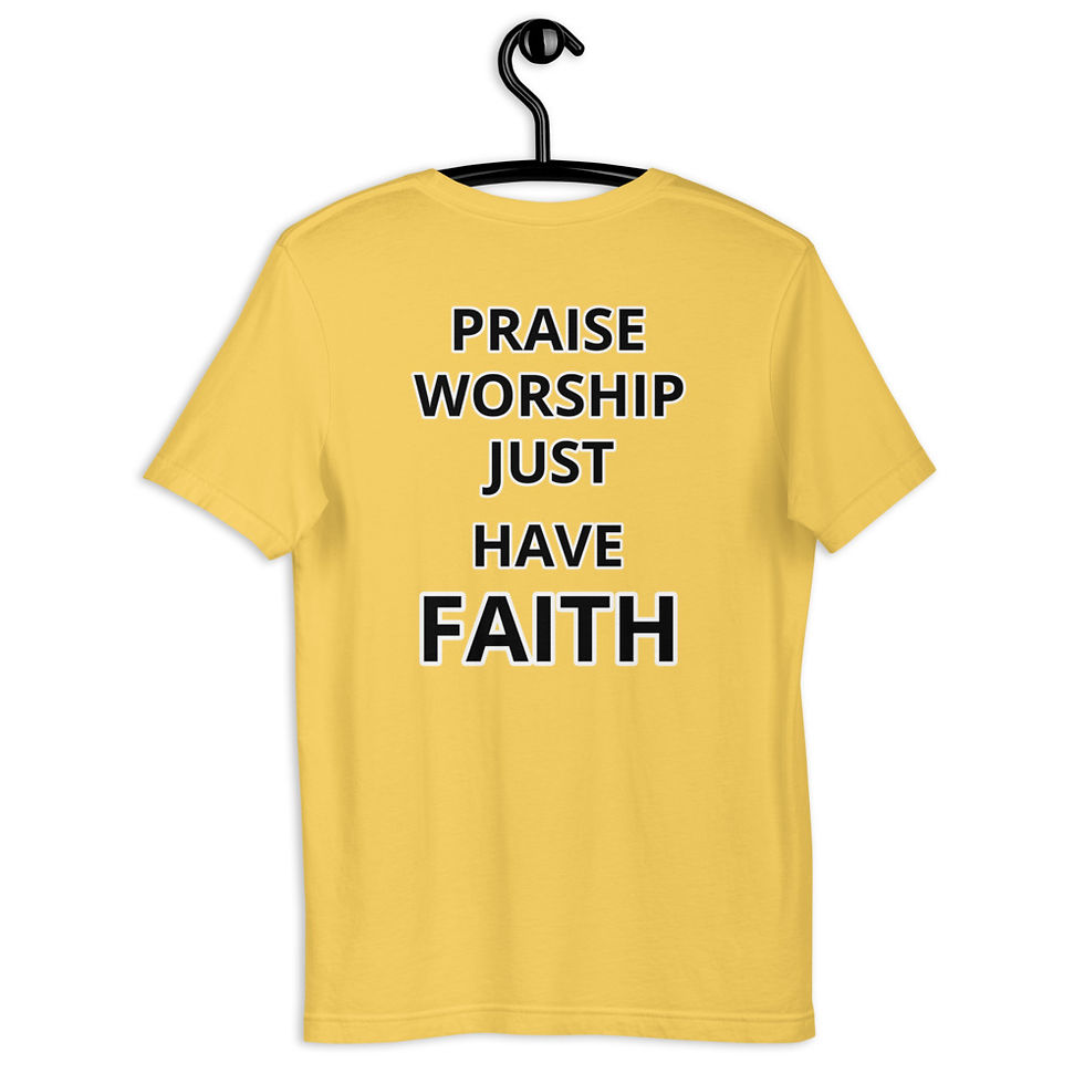 Thumbnail: YHWH FOREVER YOU CAN BE HAPPY 2 sided Short-Sleeve Unisex T-Shirt