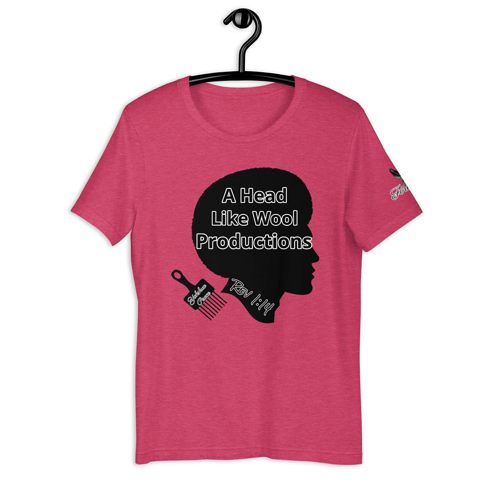 Thumbnail: YHWH FOREVER Head Like Wool Short-Sleeve Unisex T-Shirt