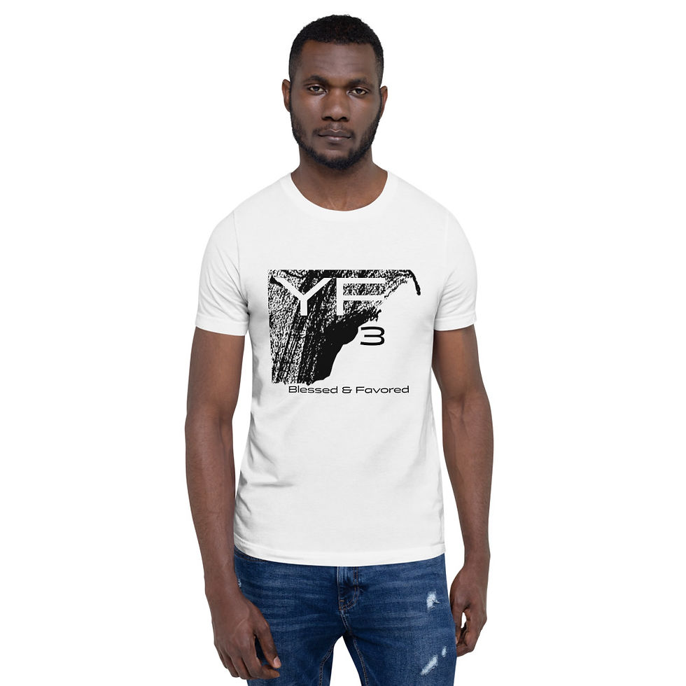 Thumbnail: YF3 Blessed & Favored Short-Sleeve Unisex T-Shirt